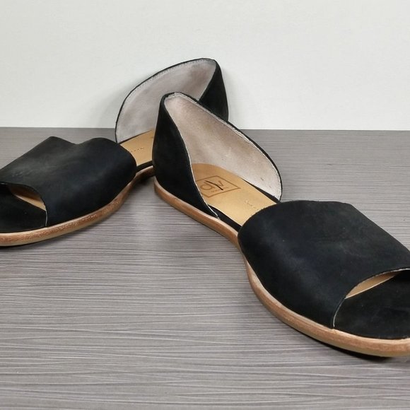 Dolce Vita 'Datsun' Flats, Black Leather, Womens Size 10 - Picture 4 of 9